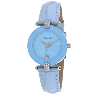 MATHEY-TISSOT WOMEN'S PYRAMIDE BLUE DIAL WATCH
