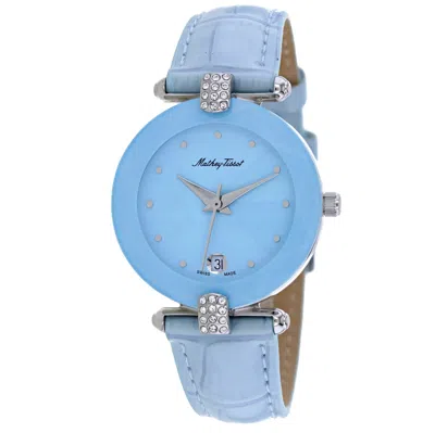 MATHEY-TISSOT WOMEN'S PYRAMIDE BLUE DIAL WATCH