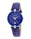 Mathey-tissot Women's Pyramide Watch In Blue