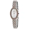 Mathey-tissot Women's Fleury Xvi Silver Dial Watch In Metallic