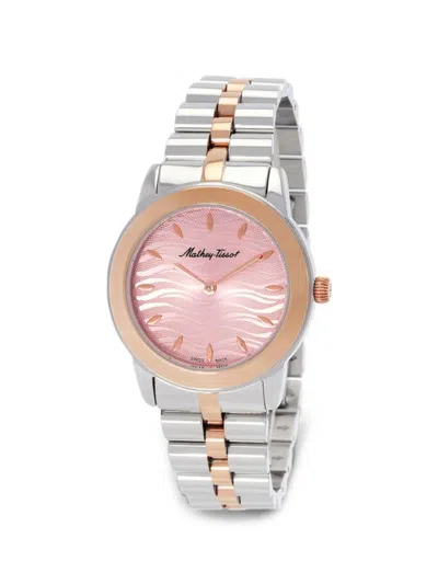Mathey-tissot Artemis 34mm Watch In Metallic