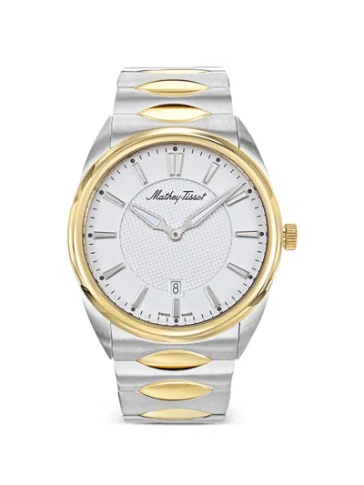 Mathey-tissot Classic Two-tone 42mm Watch In White