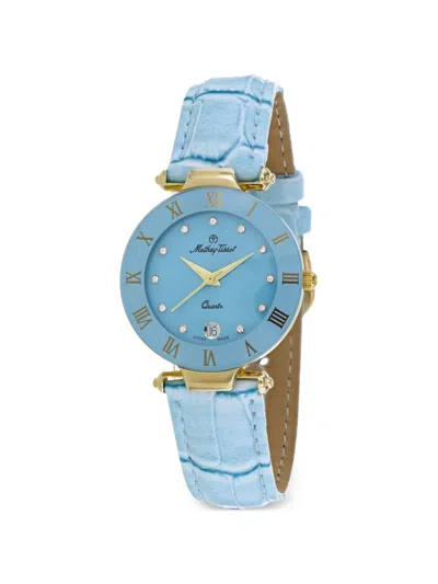 Mathey-tissot Coupole 26mm Watch In Blue