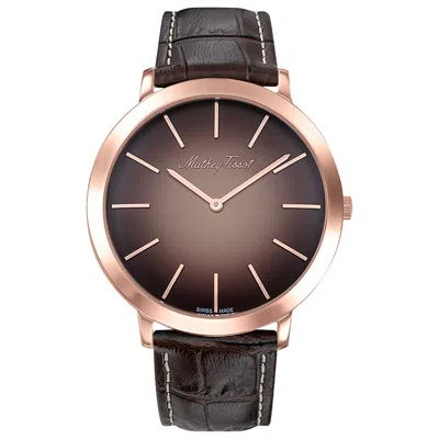 Mathey-tissot Darius 42mm Watch In Brown