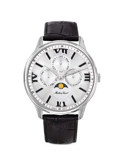 Mathey-tissot Edmond Moon 42mm Watch In Black