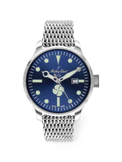 Mathey-tissot Elica 43mm Watch In Metallic