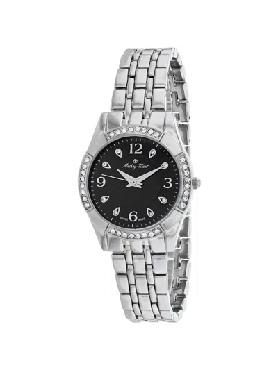 Mathey-tissot Fleury Crystal-embellished 28mm Watch In Metallic