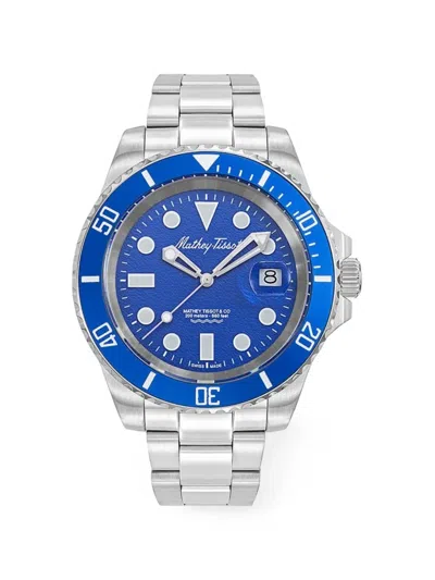 Mathey-tissot Jumbo Ii 43mm Watch In Blue