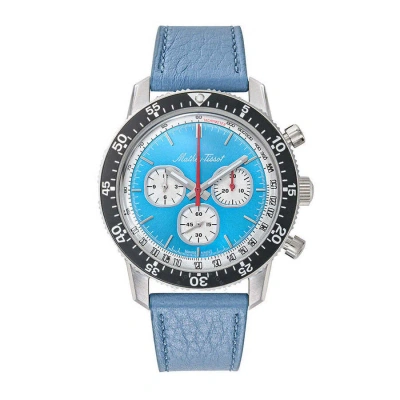 Mathey-tissot 1968 Chronograph Automatic Blue Dial Men's Watch Type1968sk In Black / Blue