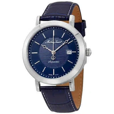 Pre-owned Mathey-tissot City Automatic Blue Dial Men's Watch Hb611251atabu