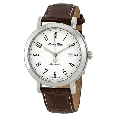 Mathey-tissot City Automatic White Dial Men's Watch Hb611251atag In Brown / White