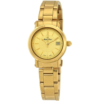 Mathey-tissot City Gold Dial Ladies Watch D31186mpdi In Gold / Gold Tone / Yellow
