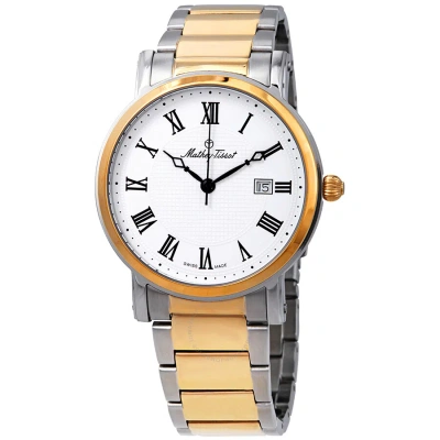 Mathey-tissot City Metal White Dial Men's Watch Hb611251mbr In Two Tone  / Black / White / Yellow