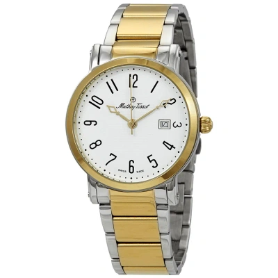 Mathey-tissot City Silver Dial Men's Watch H611251mbg In Two Tone  / Gold / Gold Tone / Silver