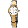 MATHEY-TISSOT MATHEY-TISSOT CITY SILVER DIAL TWO-TONE LADIES WATCH D31186MBR