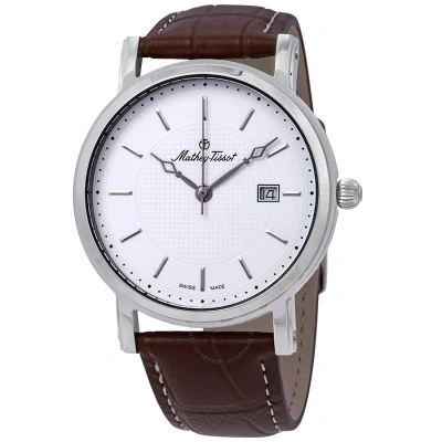 Mathey-tissot City White Dial Men's Watch Hb611251ai In Brown / White