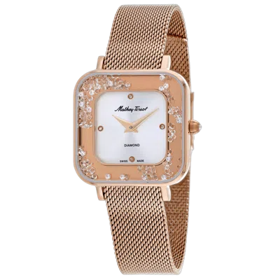 Mathey-tissot Mathey Tissot Diamond-bezel Watch In Gold