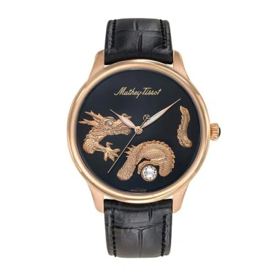 Mathey-tissot Dragon Limited Edition Automatic Men's Watch Md1886pn In Black / Gold Tone / Rose / Rose Gold Tone