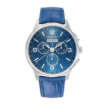 Mathey-tissot Edmond 5040f Chronograph Quartz Blue Dial Men's Watch H1886chabu