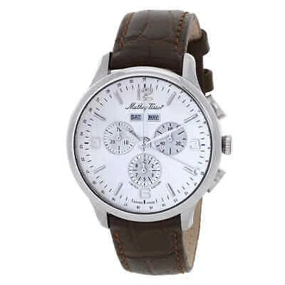 Pre-owned Mathey-tissot Edmond 5040f Chronograph Silver-tone Dial Men's Watch H1886chsa