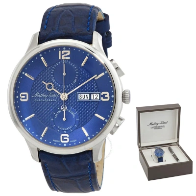 Mathey-tissot Edmond Chrono Automatic Chronograph Blue Dial Men's Watch H1886chatabu
