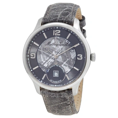 Mathey-tissot Edmond Meteorite Automatic Men's Watch H1886meta In Grey