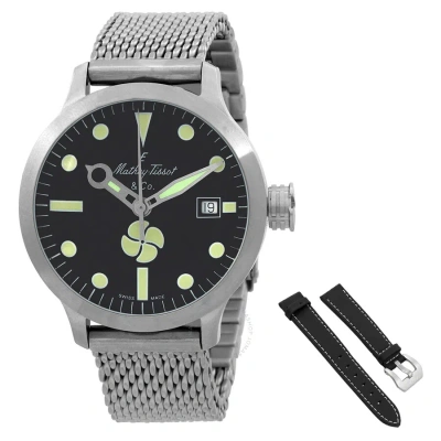 Mathey-tissot Elica Automatic Black Dial Men's Watch U-121an