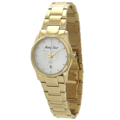 Mathey-tissot Elisa Gold Dial Yellow Gold Pvd Ladies Watch D2111pdi In Gold / Gold Tone / Yellow