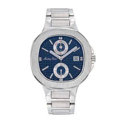 Mathey-tissot Evasion Chronograph Quartz Blue Dial Men's Watch H152chabu