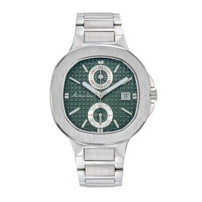 Mathey-tissot Evasion Chronograph Quartz Green Dial Men's Watch H152chav
