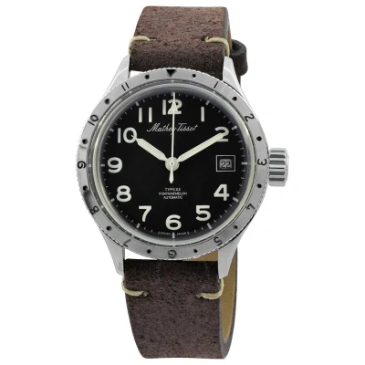 Mathey-tissot Homage Type Xx Black Dial Men's Watch Typexxat In Black / Brown
