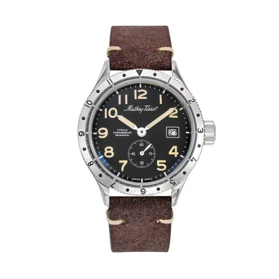 Mathey-tissot Homage Type Xx Black Dial Men's Watch Typexxme In Black / Brown
