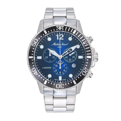 Mathey-tissot Lagoon Chronograph Quartz Blue Dial Men's Watch H123chabun In Black / Blue