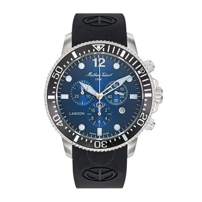 Mathey-tissot Lagoon Chronograph Quartz Blue Dial Men's Watch H123chalbun In Black / Blue