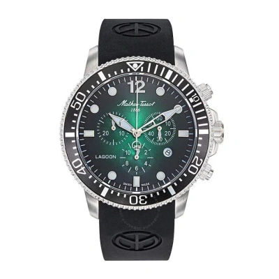 Mathey-tissot Lagoon Chronograph Quartz Green Dial Men's Watch H123chalv In Black / Green
