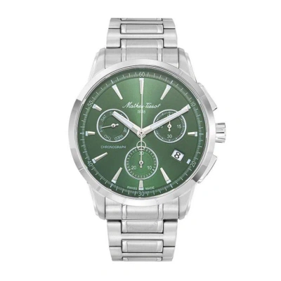 Mathey-tissot Lancelot Chronograph Quartz Green Dial Men's Watch H198chav