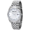 MATHEY-TISSOT MATHEY-TISSOT MATHEY II QUARTZ CRYSTAL MOTHER OF PEARL DIAL MEN'S WATCH H710AI