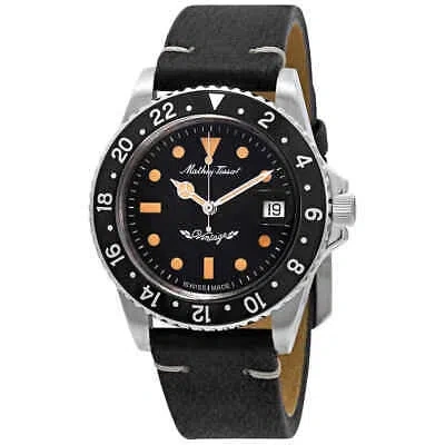 Pre-owned Mathey-tissot Mathey Vintage Automatic Black Dial Men's Watch H900atln