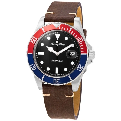 Mathey-tissot Mathey Vintage Automatic Black Dial Pepsi Bezel Men's Watch H9010atlr In Red   / Black / Blue / Brown