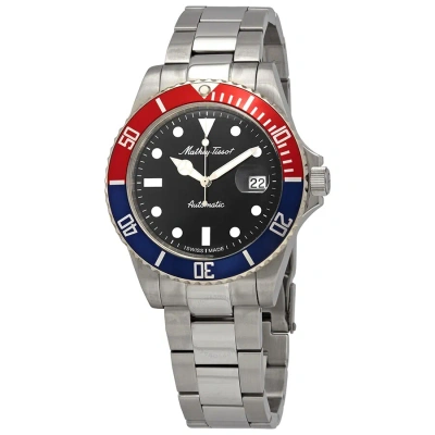 Mathey-tissot Mathey Vintage Automatic Black Dial Pepsi Bezel  Men's Watch H9010atr In Red   / Black / Blue