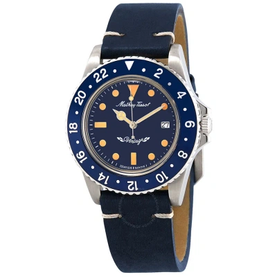 Mathey-tissot Mathey Vintage Quartz Blue Dial Men's Watch H900albu