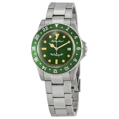 Mathey-tissot Mathey Vintage Quartz Green Dial Men's Watch H900av In Gold Tone / Green / Yellow