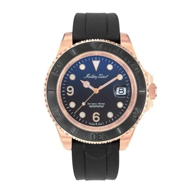 Mathey-tissot Mathy Design Quartz Blue Dial Men's Watch H909pnbu In Black / Blue / Gold Tone / Rose / Rose Gold Tone