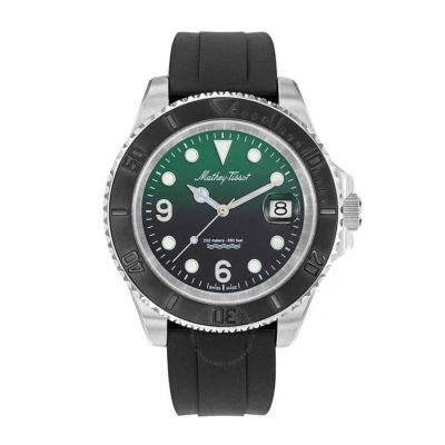 Mathey-tissot Mathy Design Quartz Green Dial Men's Watch H909av In Black / Green