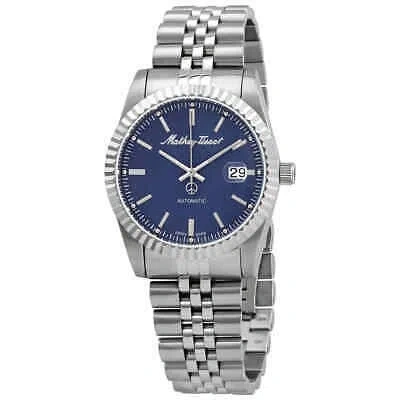 Pre-owned Mathey-tissot Mathy Iii Automatic Blue Dial Men's Watch H1810atabu