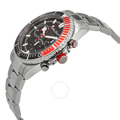 Mathey-tissot Mathy Strike Chronograph Quartz Black Dial Men's Watch H908chrn In Red   / Black