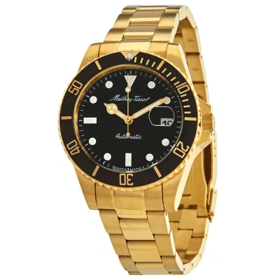 Mathey-tissot Mathy Vintage Automatic 42mm Black Dial Men's Watch H9010atpn In Black / Gold Tone / Yellow