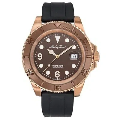 Pre-owned Mathey-tissot Mathey Tissot Mens Classic Brown Dial Watch - H909pm