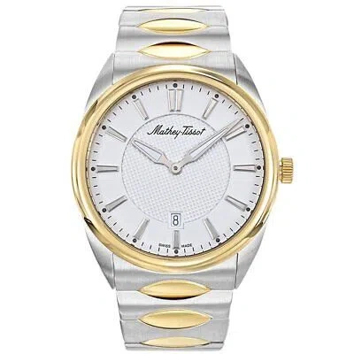 Pre-owned Mathey-tissot Mathey Tissot Mens Classic White Dial Watch - H791bi