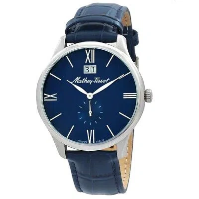 Pre-owned Mathey-tissot Mathey Tissot Mens Edmond Blue Dial Watch - H1886qabu
